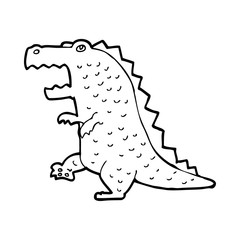 cartoon dinosaur
