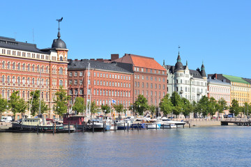 Fototapeta na wymiar Helsinki, North Quay