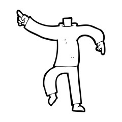 cartoon pointing body (mix and match cartoons or add own photo)