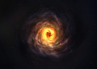 Fototapeta na wymiar Incredibly beautiful spiral galaxy somewhere in deep space