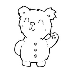 cartoon teddy bear