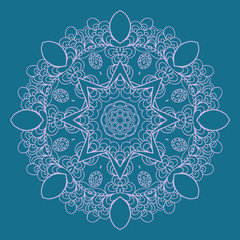 Round lace doily background