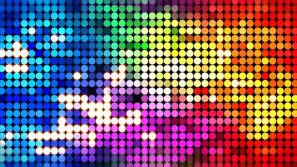 colorful sparkling disco wall - obrazy, fototapety, plakaty