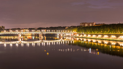 Pont Neuf in Toulouse, France.