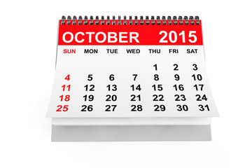 Calendar October 2015