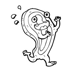 meat cartoon character