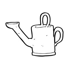 watering can cartoon