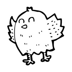 cartoon bird
