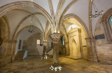 Jerusalem - The Coenaculum (after tradicon the Last Supper hall)