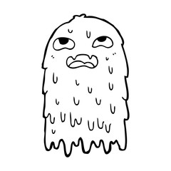 gross cartoon ghost