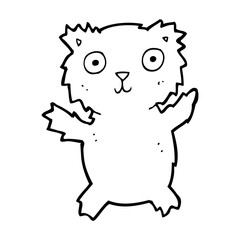 Obraz premium cartoon teddy bear