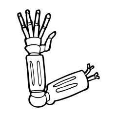 cartoon robot arm