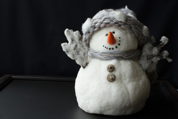 beautiful snowman. decorations for Christmas and greeting cards