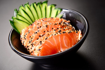 Seared Sesame-crusted Salmon