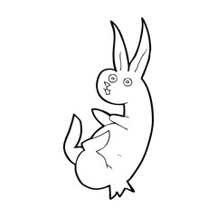 cue cartoon rabbit