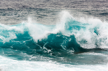 storm wave in the Mediterranean Sea