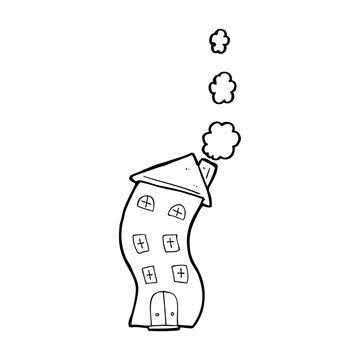 recommend clip art: funny cartoon house