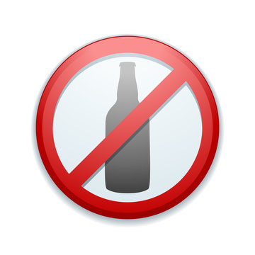 No Alcohol sign