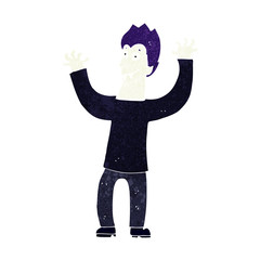 cartoon halloween vampire