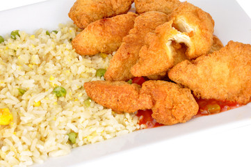 Sweet And Sour Battered Chicken