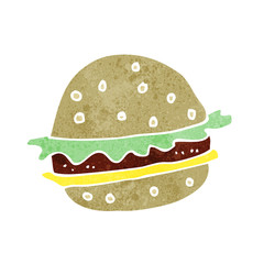 cartoon hamburger