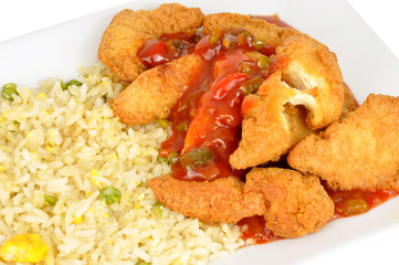Sweet And Sour Battered Chicken