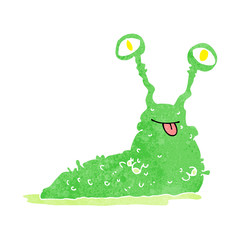 cartoon gross slug