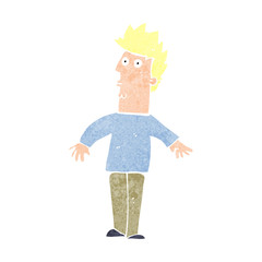 cartoon surprised man