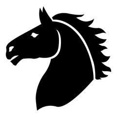 Horse head profile