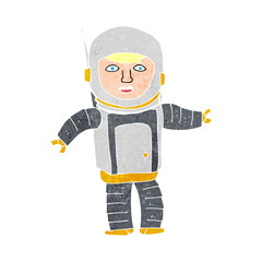 cartoon astronaut
