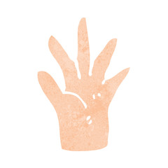 Obraz premium cartoon hand symbol
