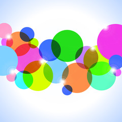 Abstract colorful circles
