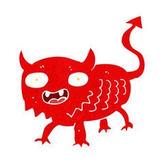 cartoon little demon