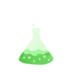 cartoon science chemicals