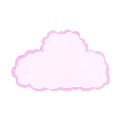 cartoon cloud symbol
