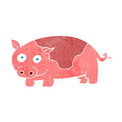 cartoon pig