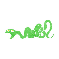 Obraz premium cartoon snake