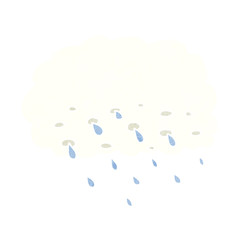 cartoon rain cloud