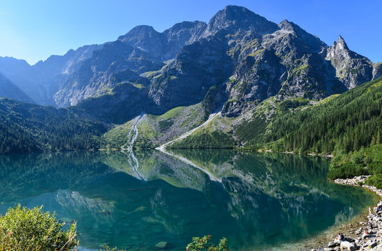 Fototapeta Morskie Oko - lake in Tatra Mountains