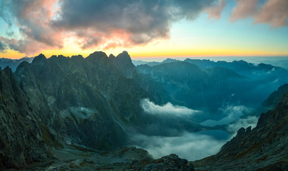 Morskie Oko - sunset, view from Rysy © grzegorz_pakula