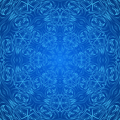 Abstract pattern in blue