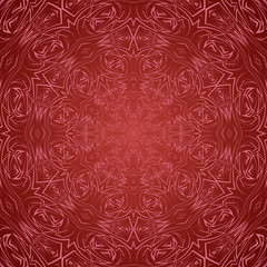 Abstract seamless pattern in red