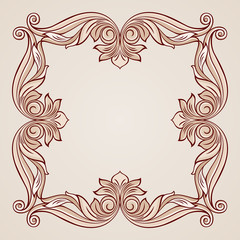 Rose pink floral pattern