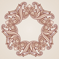 Rose pink floral pattern