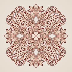 Fototapeta premium Rose pink floral pattern