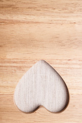 Kitchen board with heart shape as border frame