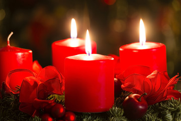 Adventskranz, advent wreath