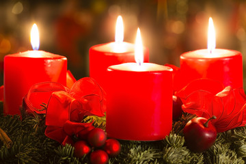 Adventskranz, advent wreath