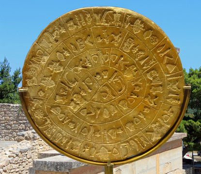 Disque de Phaistos, Cr&egrave;te