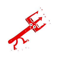 cartoon devil fork
